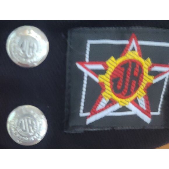 Ward Burton CAT NASCAR Racing Jacket Caterpillar Mens Black Yellow #22 - Picture 9 of 16